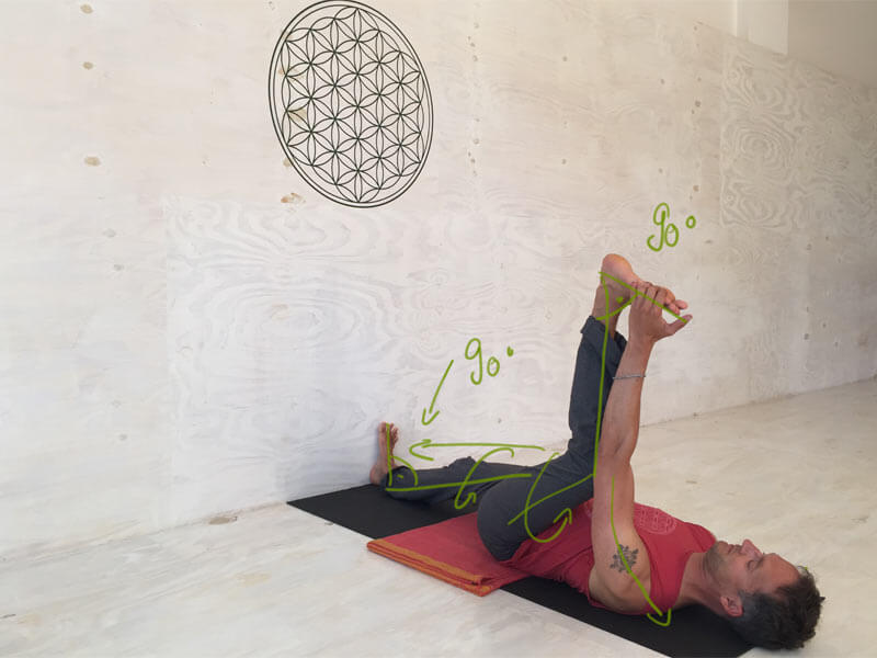 Yoga Hilfsmittel Wand