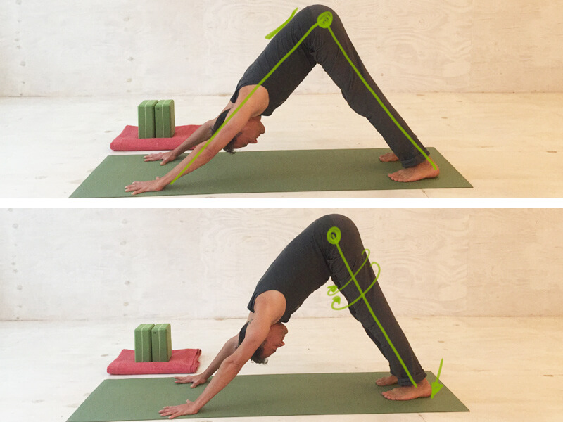 yoga Übung hamstrings
