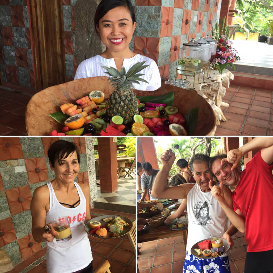 Bali Yoga Reise - organic Food