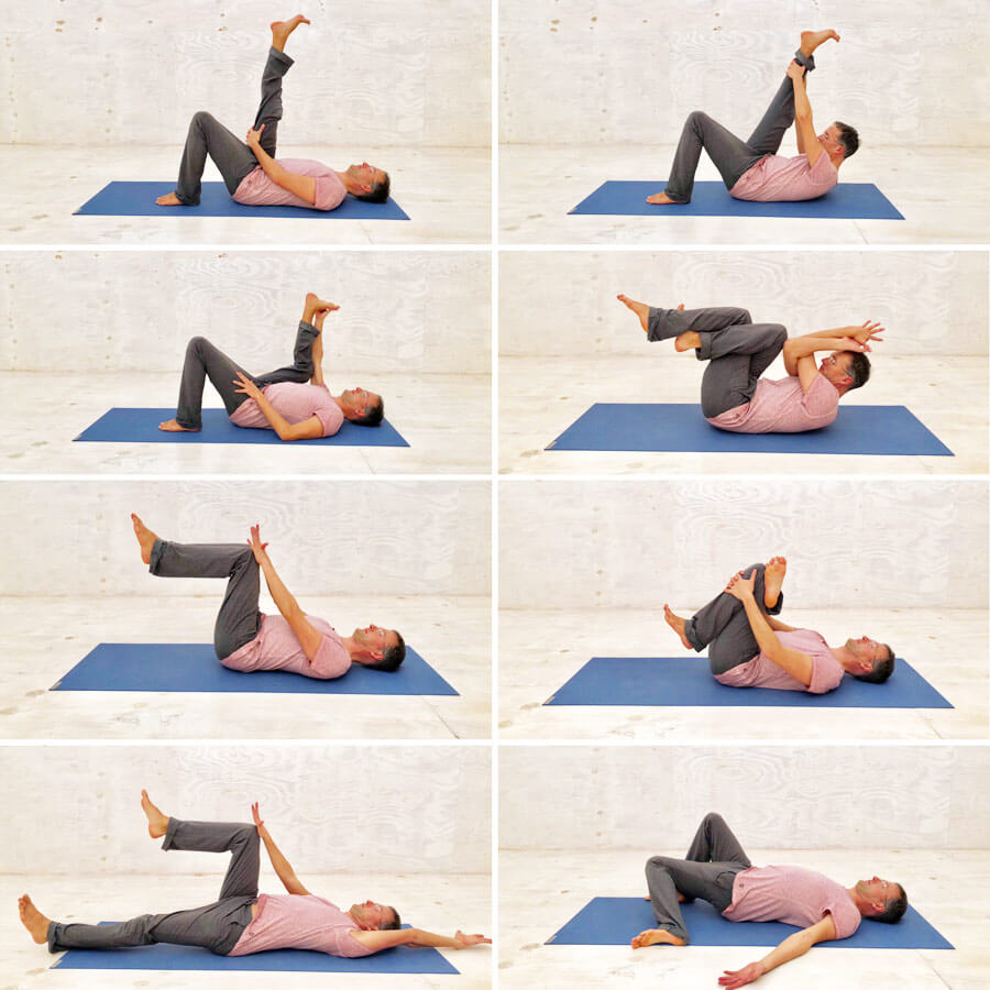 Yoga-Übungen gegen Rückenschmerzen im unteren Rücken