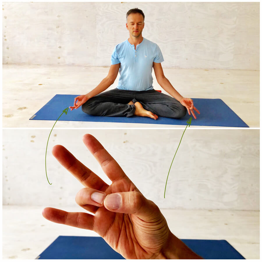 Yoga Stress - Yoga-Übungen - Meditation Mudra