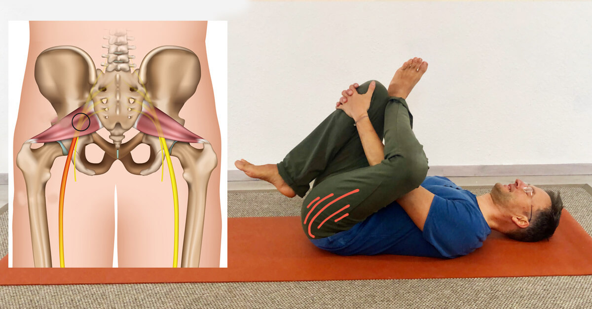 Piriformis dehnen Yoga-Übungen bei Piriformis syndrom