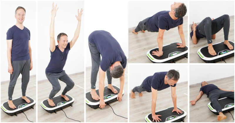 Die 8 BESTEN Vibrationsplatte Übungen für dich | YOGABASICS
