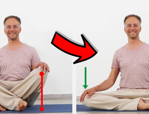 Yoga Schneidersitz lernen