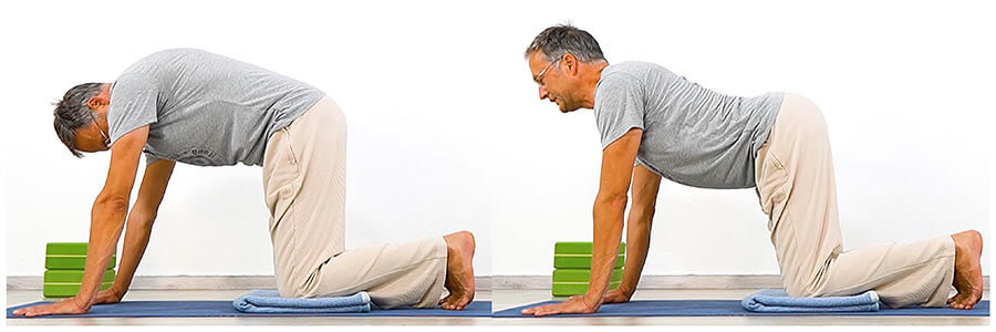Schneidersitz lenen - Yoga Übung 4