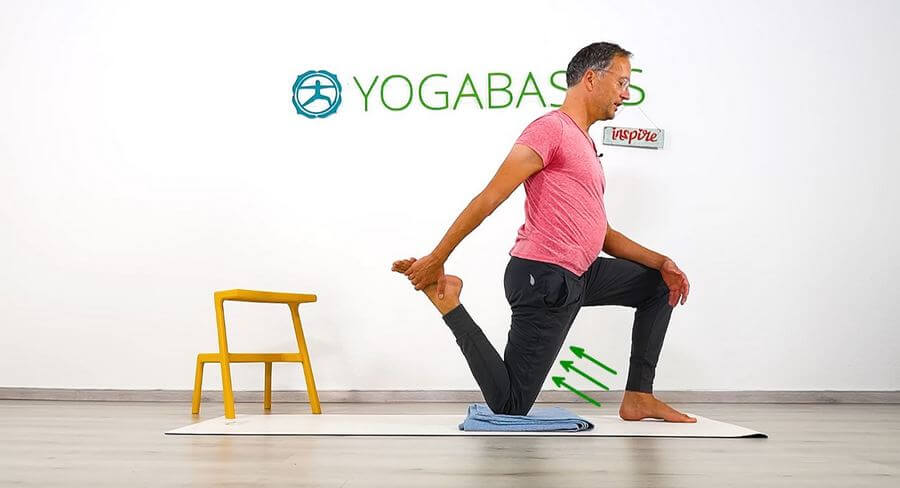 Yoga Hocke lernen Übung 3