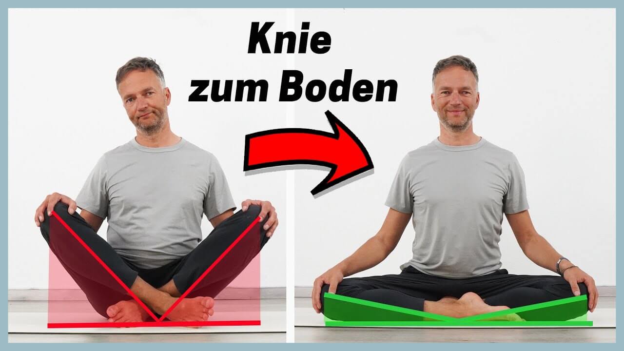 Schneidersitz lernen