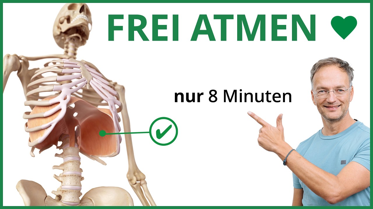 Atemroutine mit Seitbeugen und ruhiger Bauchatmung.
